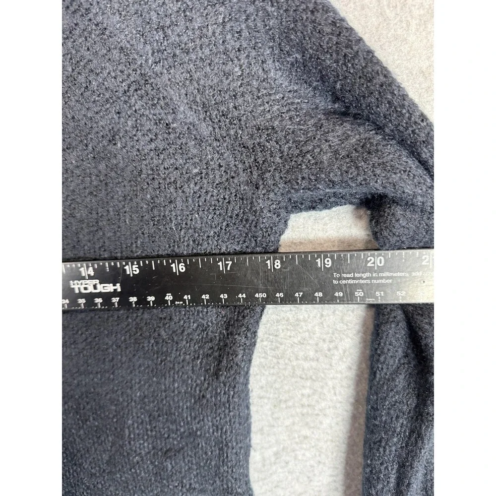 Abercrombie & Fitch Sweater Womens XS Textured Knit Pullover Asymmetrical Zip